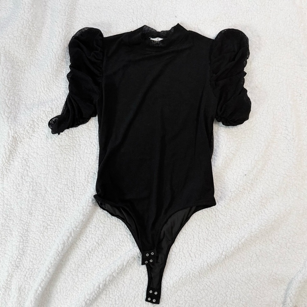 Black One Piece Bodysuit